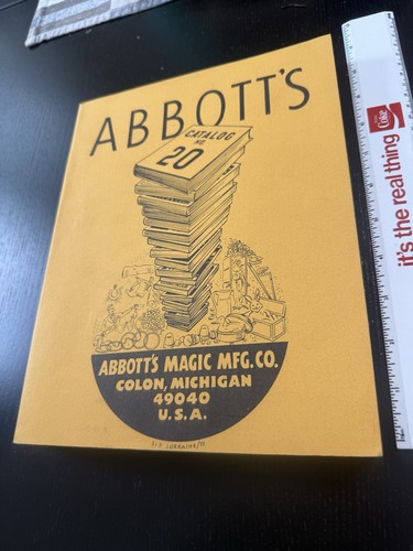 Abbott magic catalog old - magic, 20